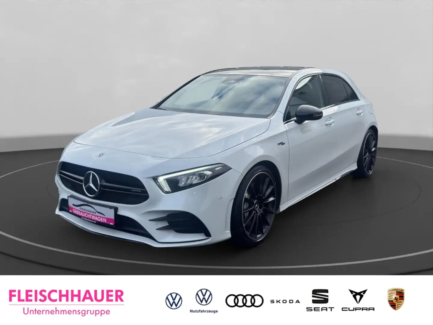 Mercedes-Benz A 35 AMG 4Matic Pano+LM19+LED+Navi+CarPlay+RK+ Weiß - 1