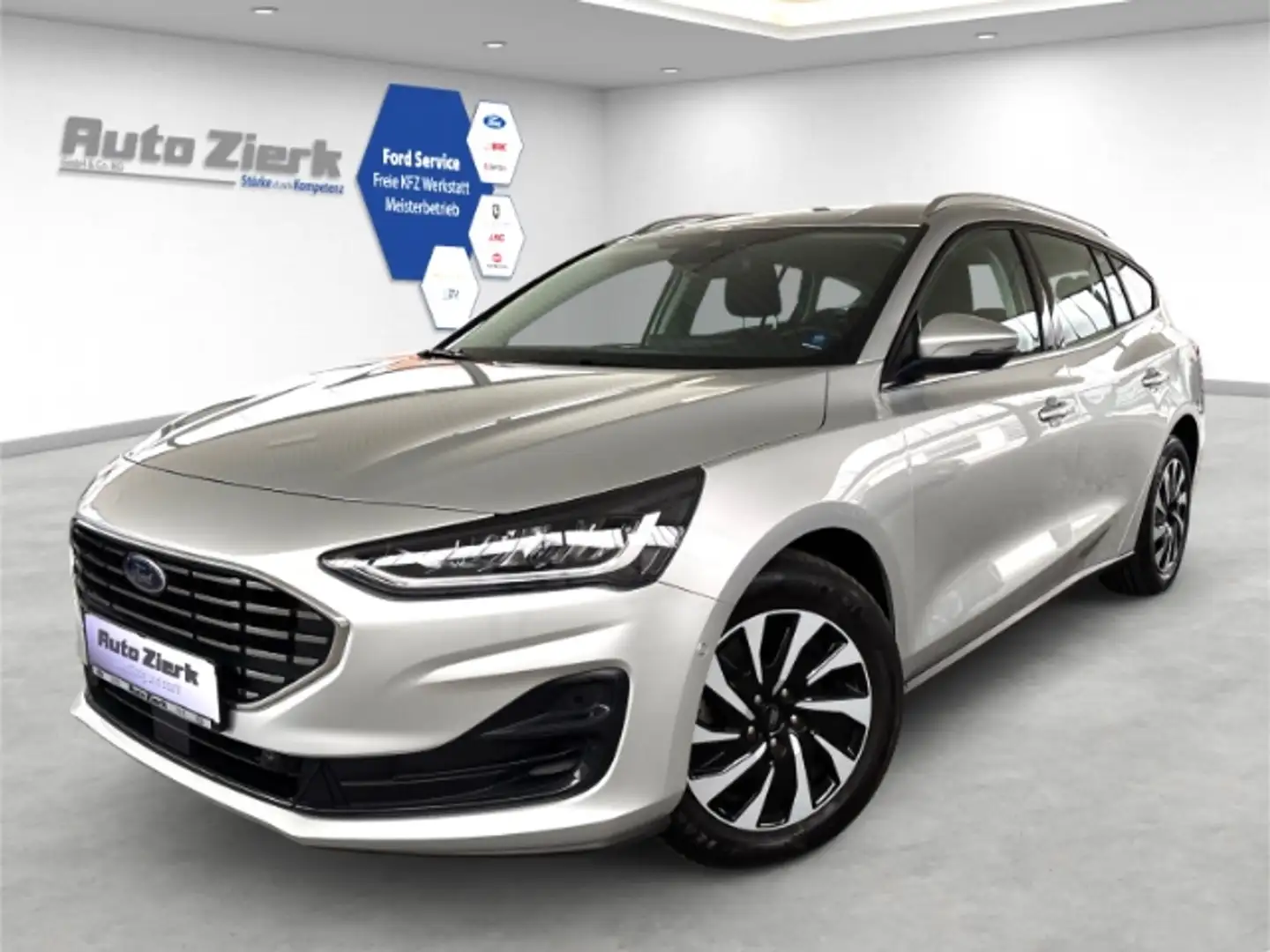 Ford Focus Turnier Titanium 1.0 EcoBoost MHEV ACC B&O Silber - 1