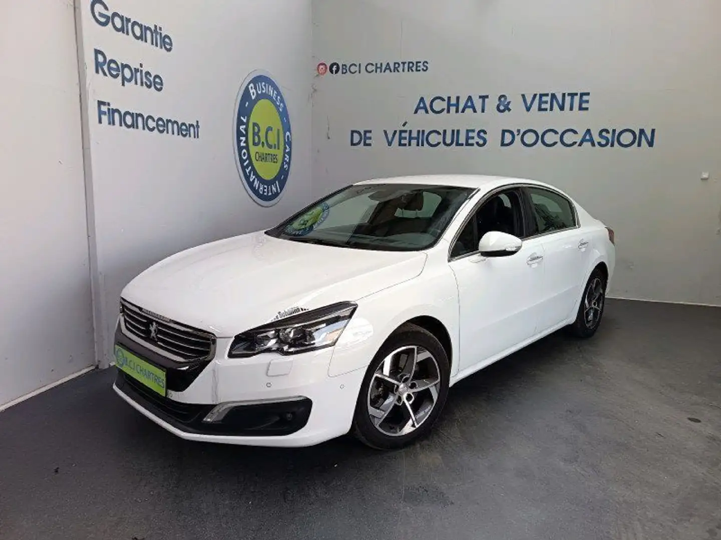 Peugeot 508 BLUEHDI 180CH S&S ALLURE BUSINESS EAT8 Blanc - 1