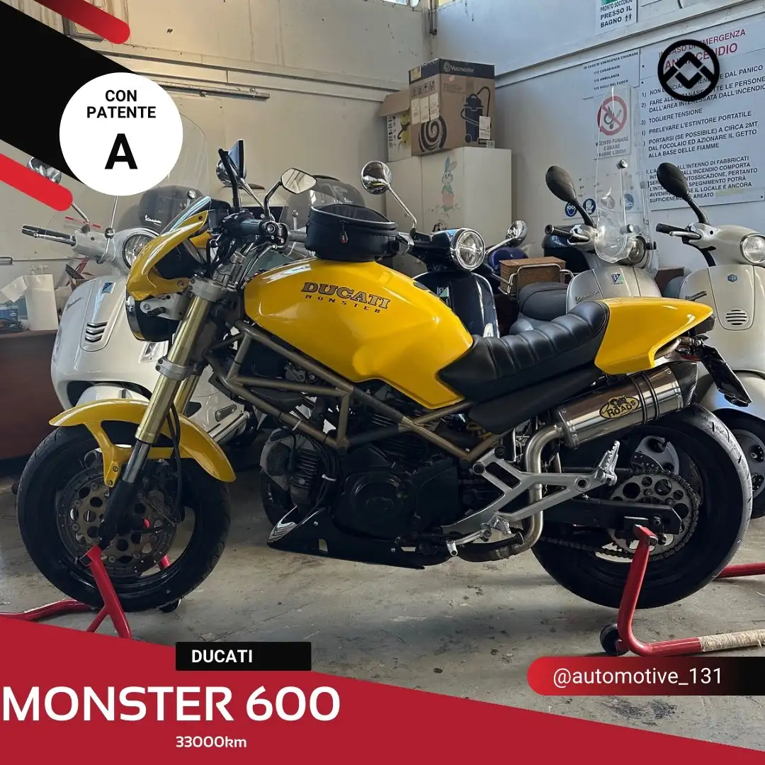 Ducati Monster 600 Żółty - 1
