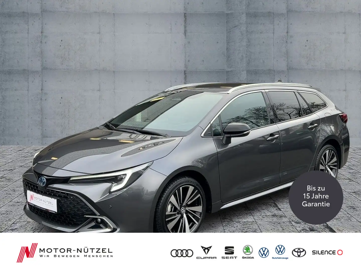 Toyota Corolla TS 1.8 Hybrid TEAMPLAYER LED+NAV+ACC+SHZ Gris - 1