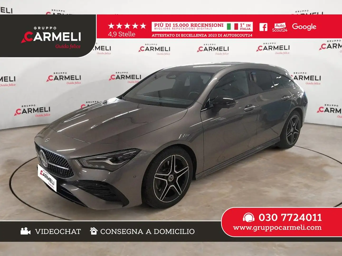 Mercedes-Benz CLA 200 Shooting Brake AMG Line Premium auto NIGHT PACK Grigio - 1