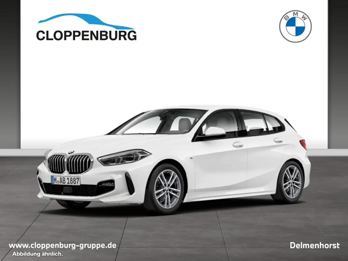 BMW 118 i Navi+SHZ+KeyGO+HiFi+Fernl.Ass+Klimaaut.+BT Weiß - 1