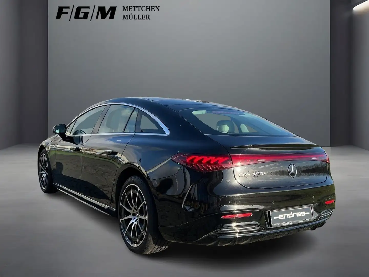 Mercedes-Benz EQS 450+ AMG Line Burm|DigiLight|HUD|KeyGo|360 Noir - 2