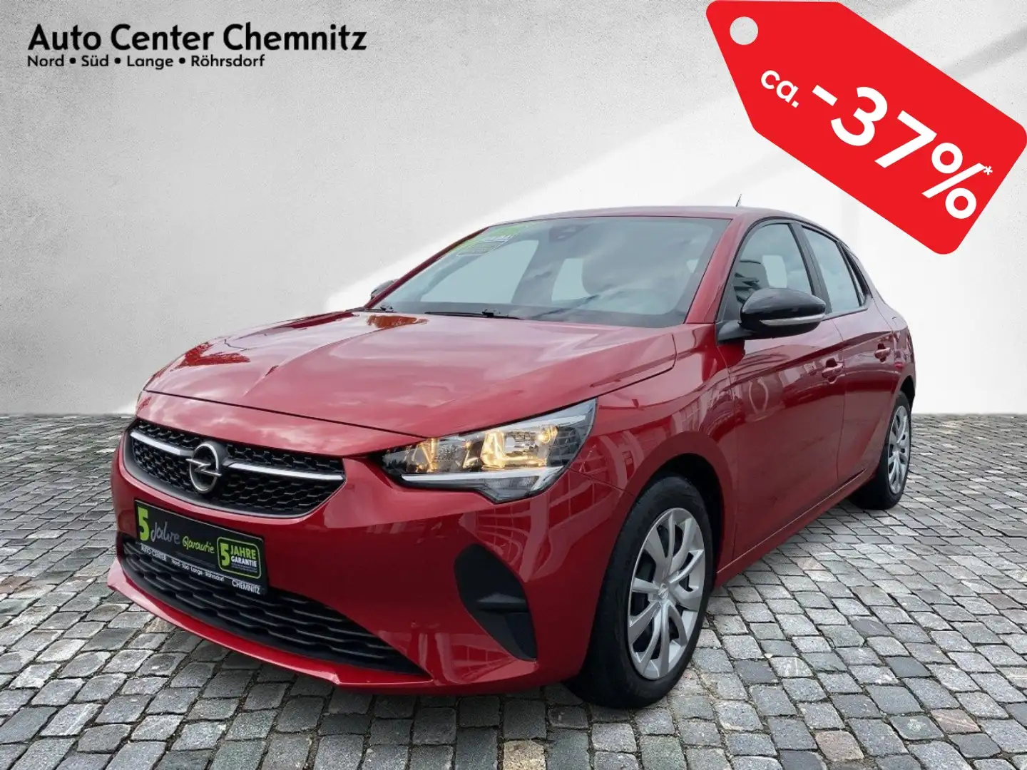 Opel Corsa F 1.2 Edition RadioBT/DAB+/Klima/SHZ/PDC/ZV Rot - 2