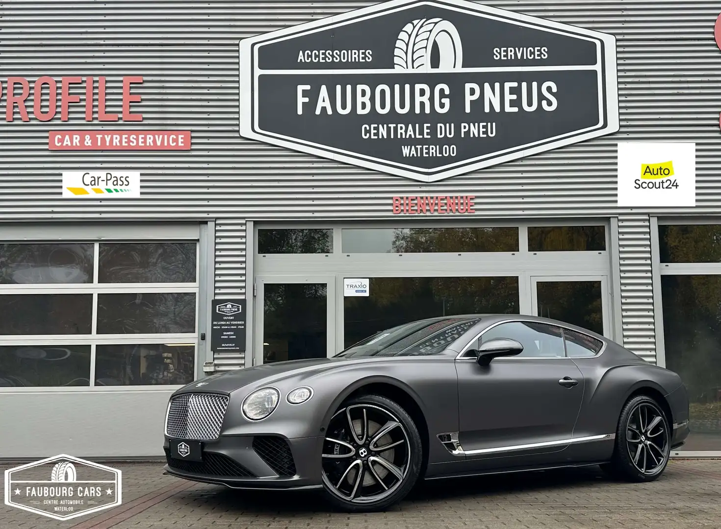 Bentley Continental GT *HISTORIQUE-BENTLEY-100%*LAST-SERVICE-2025*WRAP Gris - 1