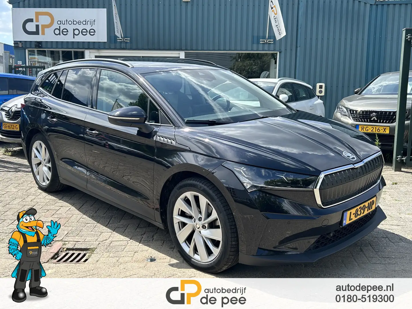 Skoda Enyaq iV 60 First Edition GARANTIE/CLIMA/CARPLAY/ADAP.CR Noir - 1