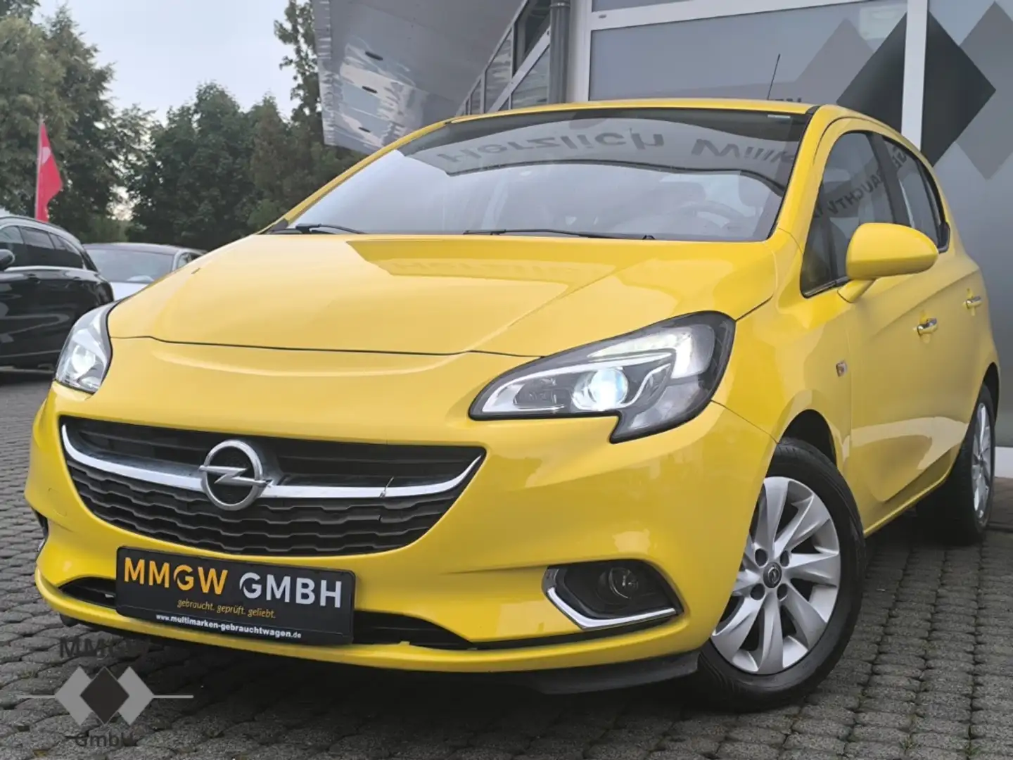 Opel Corsa E Innovation Xenon/SHZ/LenkrHZG/Temp/PDC/Regen/Win Gelb - 1
