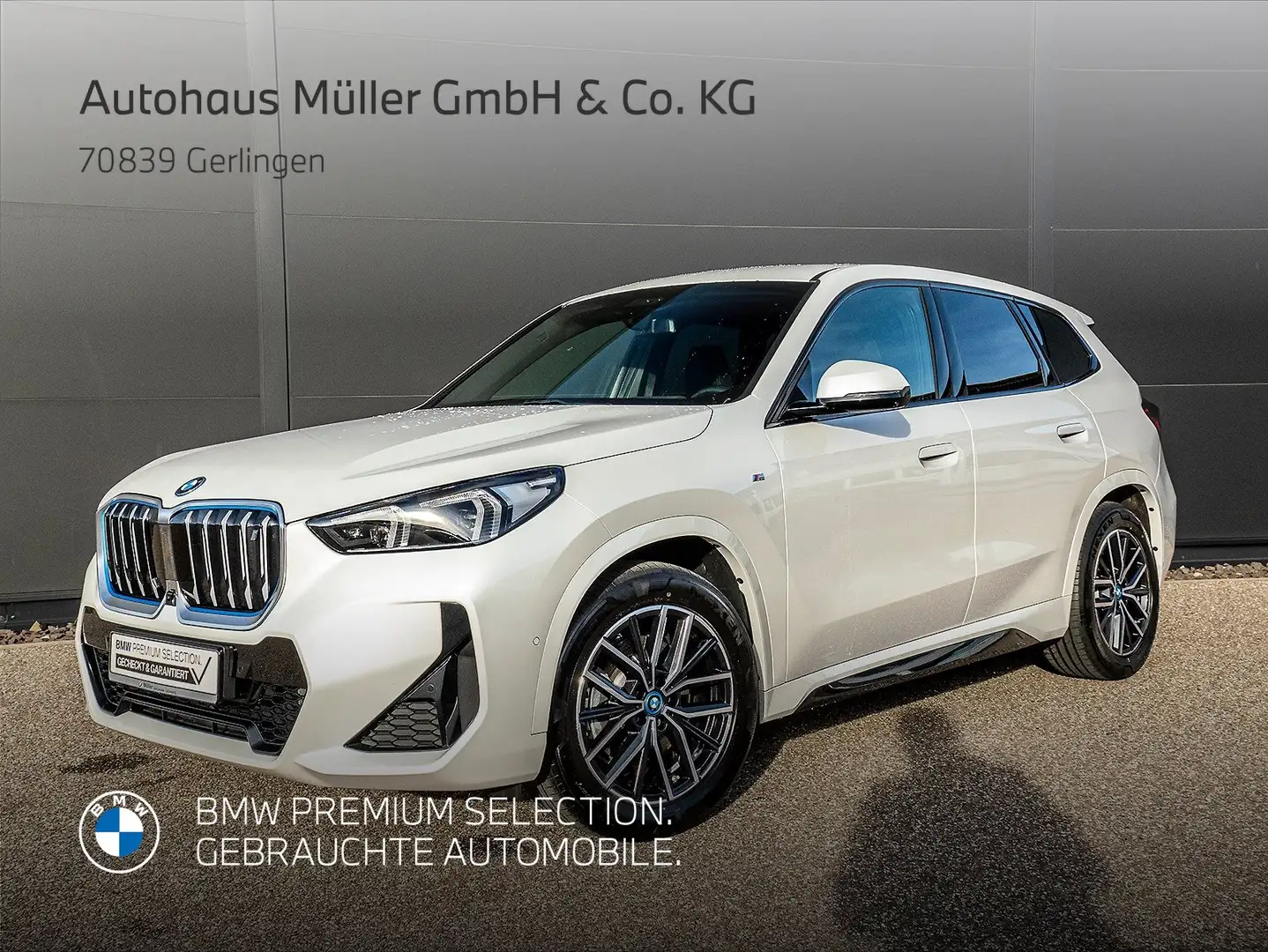 BMW iX1 xDrive30 M Sportpaket AHK 360° HUD AdaptLED 1VB Weiß - 1