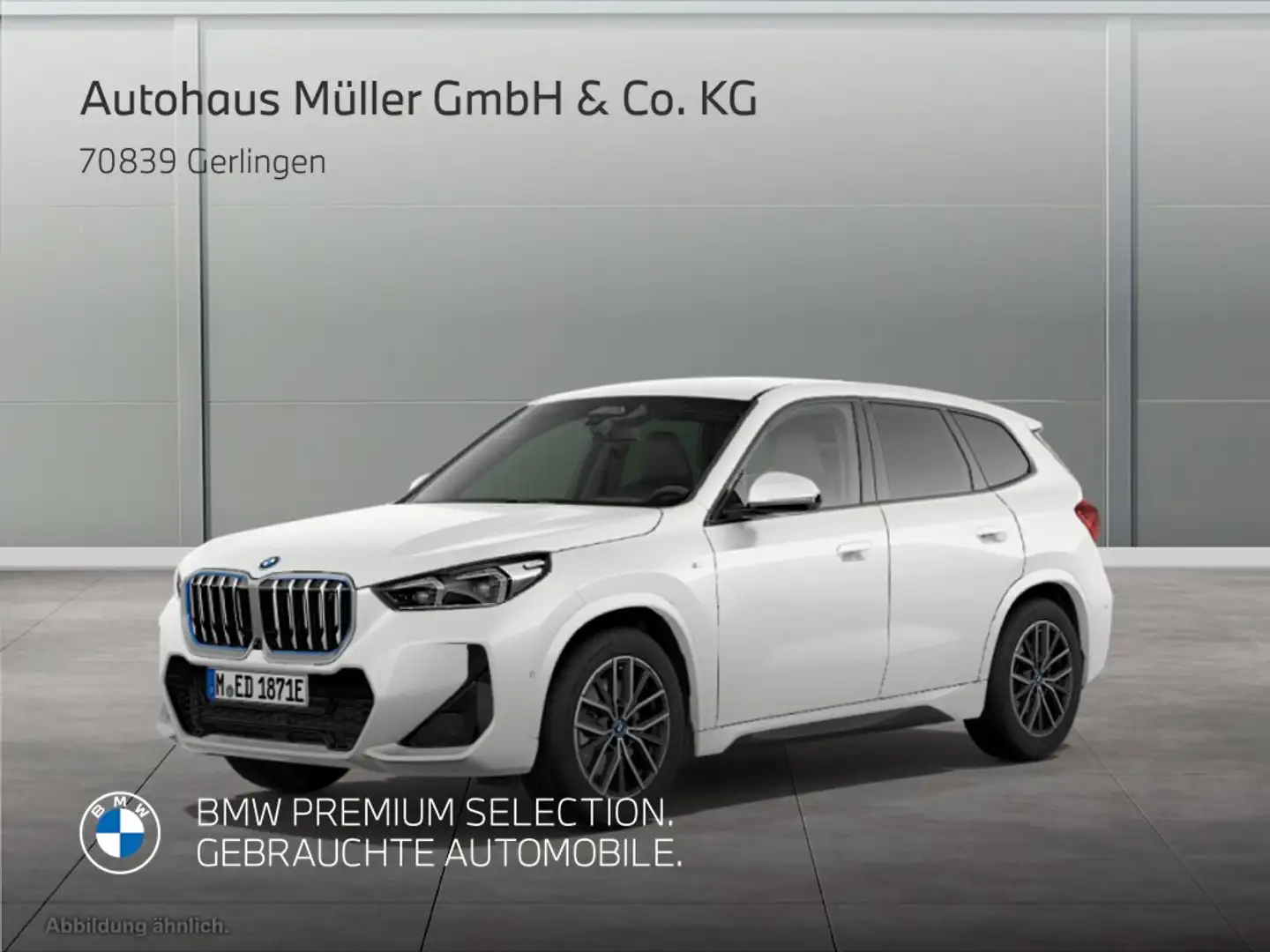 BMW iX1 xDrive30 M Sportpaket AHK 360° HUD AdaptLED 1VB Weiß - 1