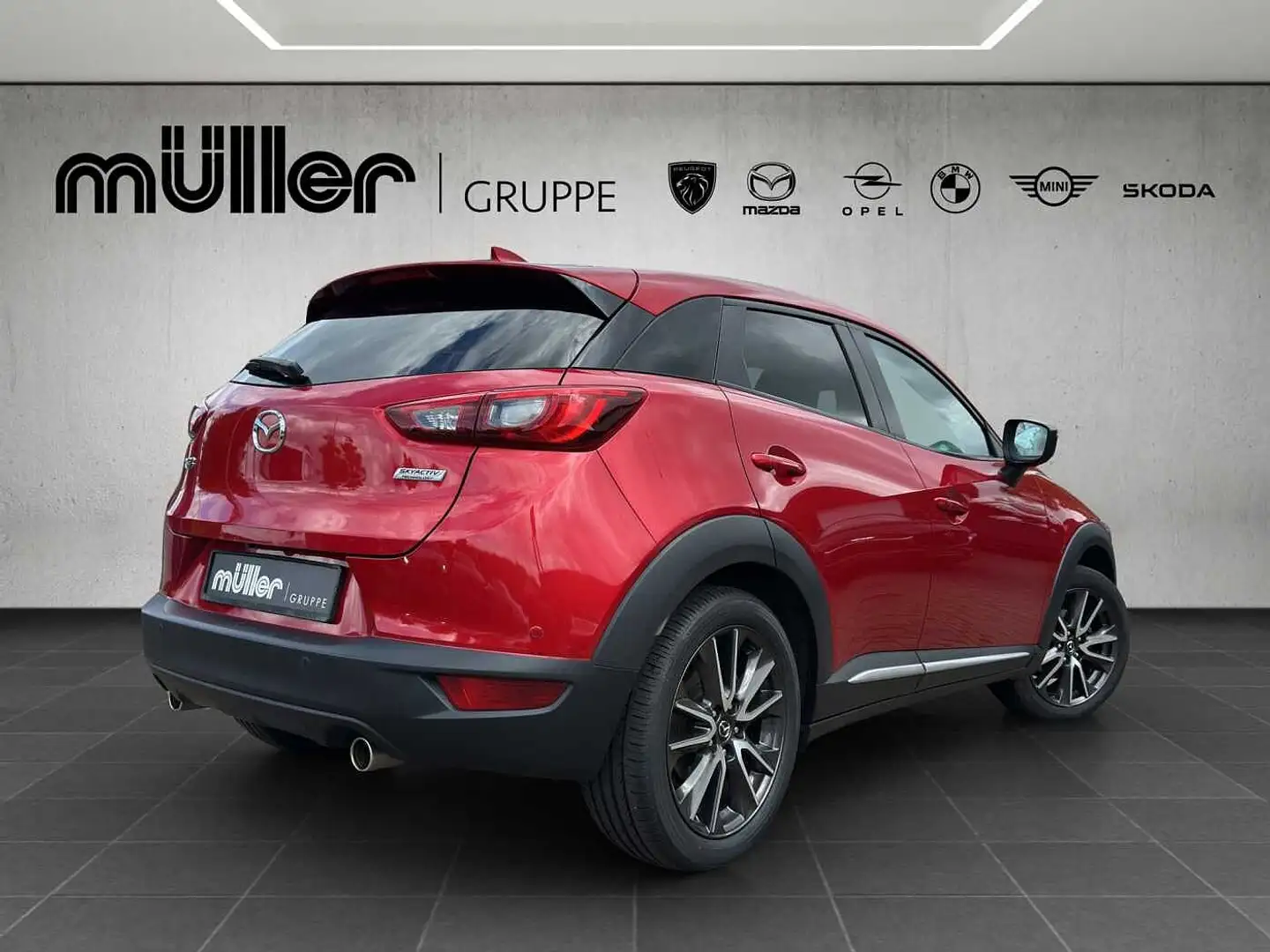 Mazda CX-3 SKYACTIV-G 120 PS FWD 6GS SPORTS Rojo - 2