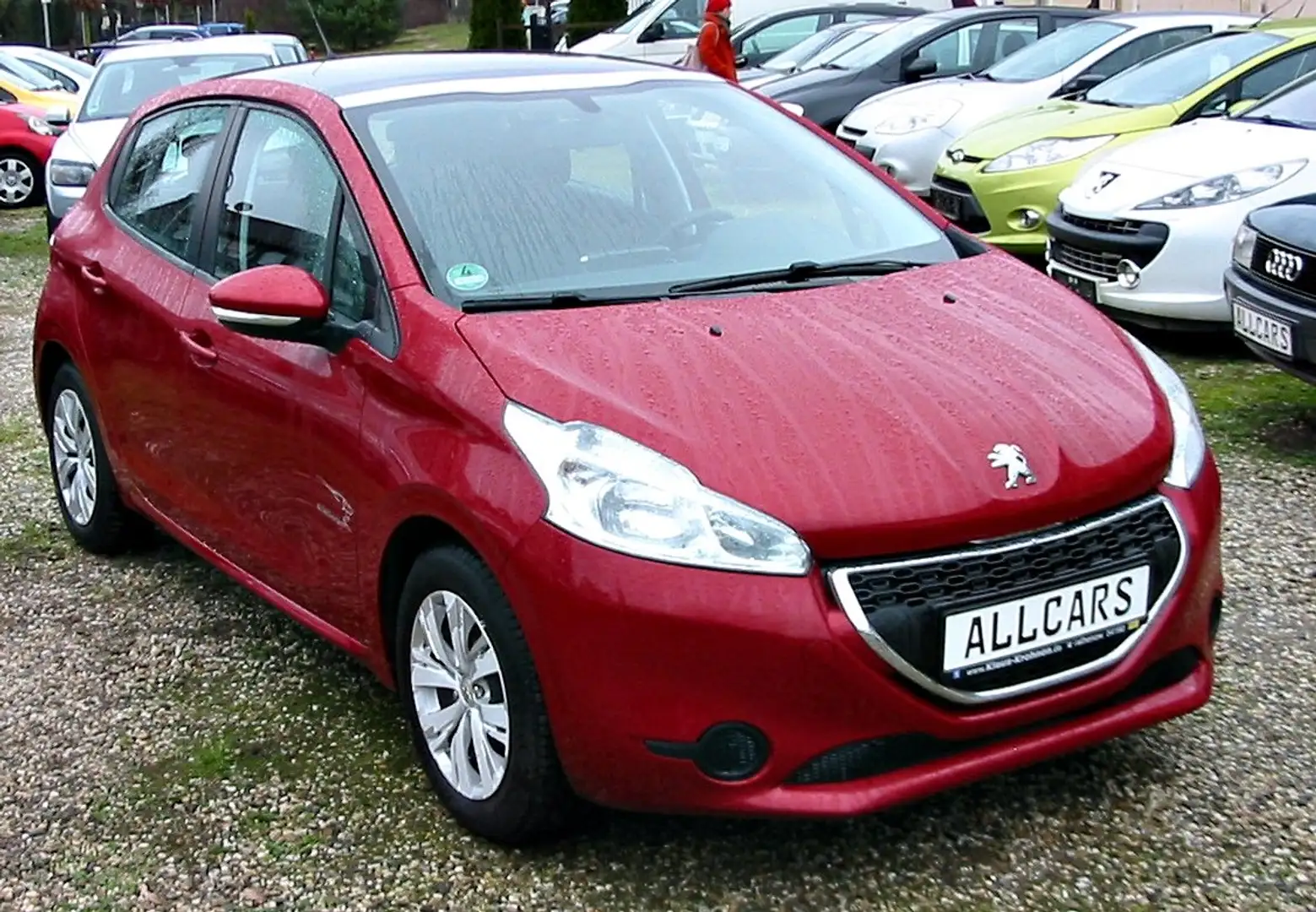 Peugeot 208 82 VTI Active, Panoramascheibe! Sehr gepflegt! Rot - 1