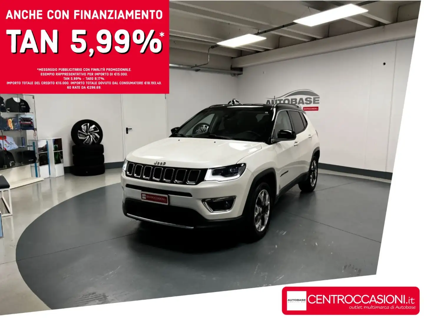 Jeep Compass 1.4 MultiAir 2WD Limited Білий - 1