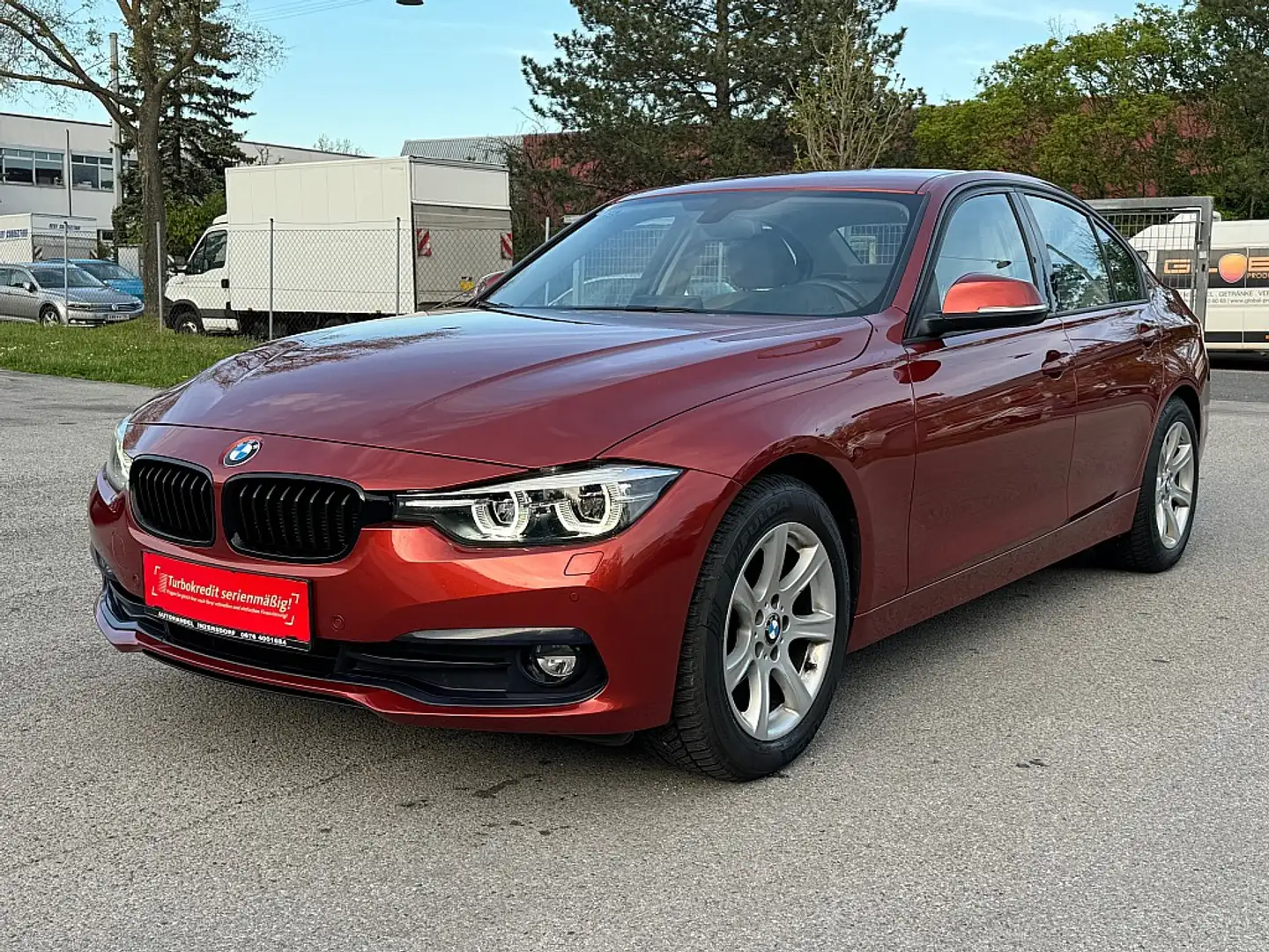 BMW 318 d Sport Line Aut. | HEAD-UP | LEDER | LED | RFK... Orange - 1