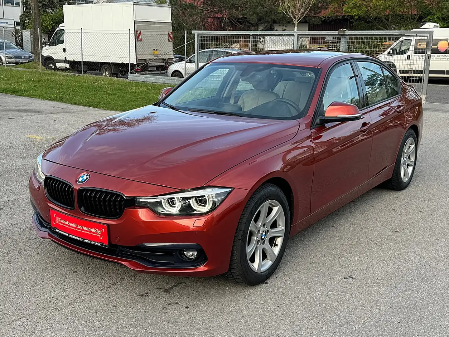 BMW 318 d Sport Line Aut. | HEAD-UP | LEDER | LED | RFK... Orange - 2