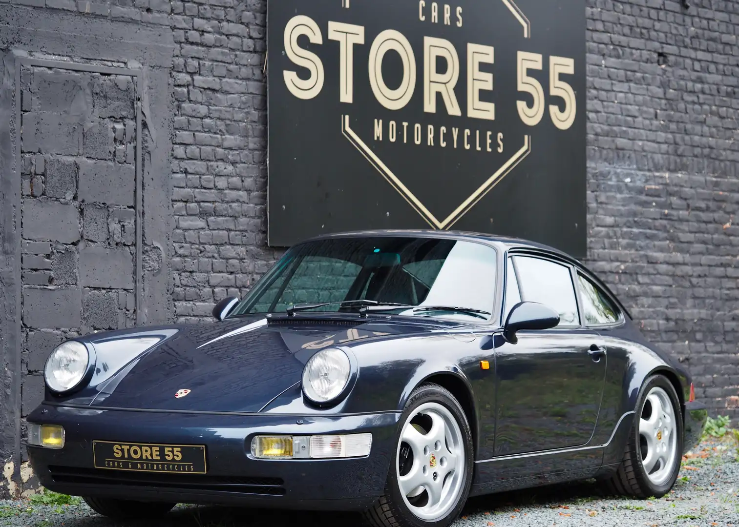Porsche 964 Carrera 4 3.6 Coupé BV6 Blauw - 1