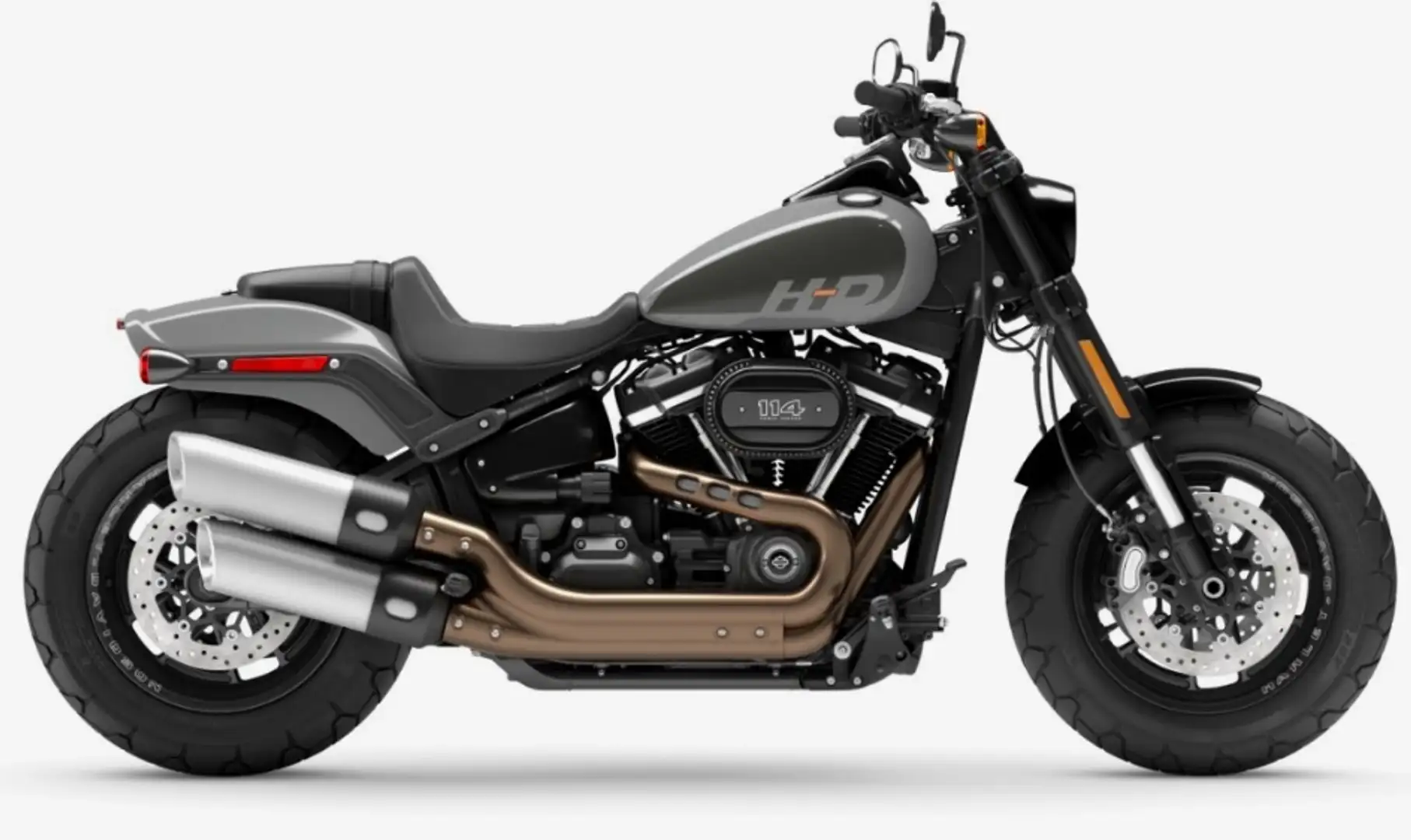 Harley-Davidson Fat Bob Chopper BILLIARD GREY Šedá - 1