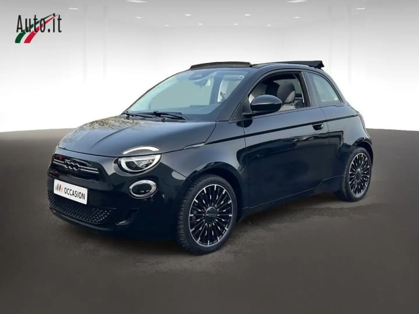 Fiat 500e Icon Cabriolet 42 kw Negro - 1
