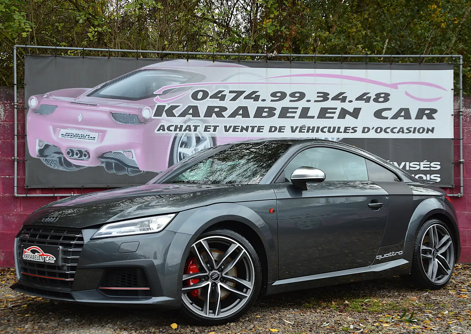 Audi TTS 2.0TFSI Quattro COCKPIT SENS AV/AR CLIM 35.904KM Gris - 1