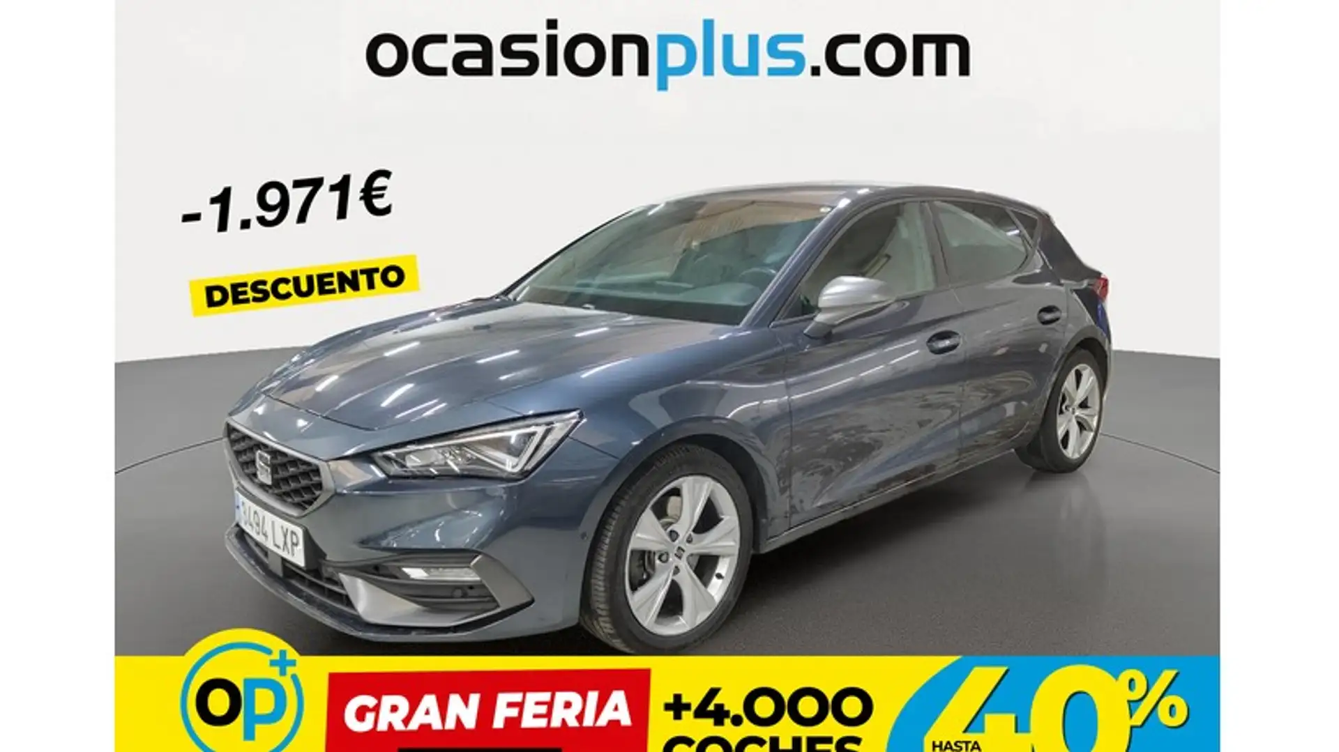 SEAT Leon 2.0TDI CR S&S FR DSG-7 150 Gris - 1