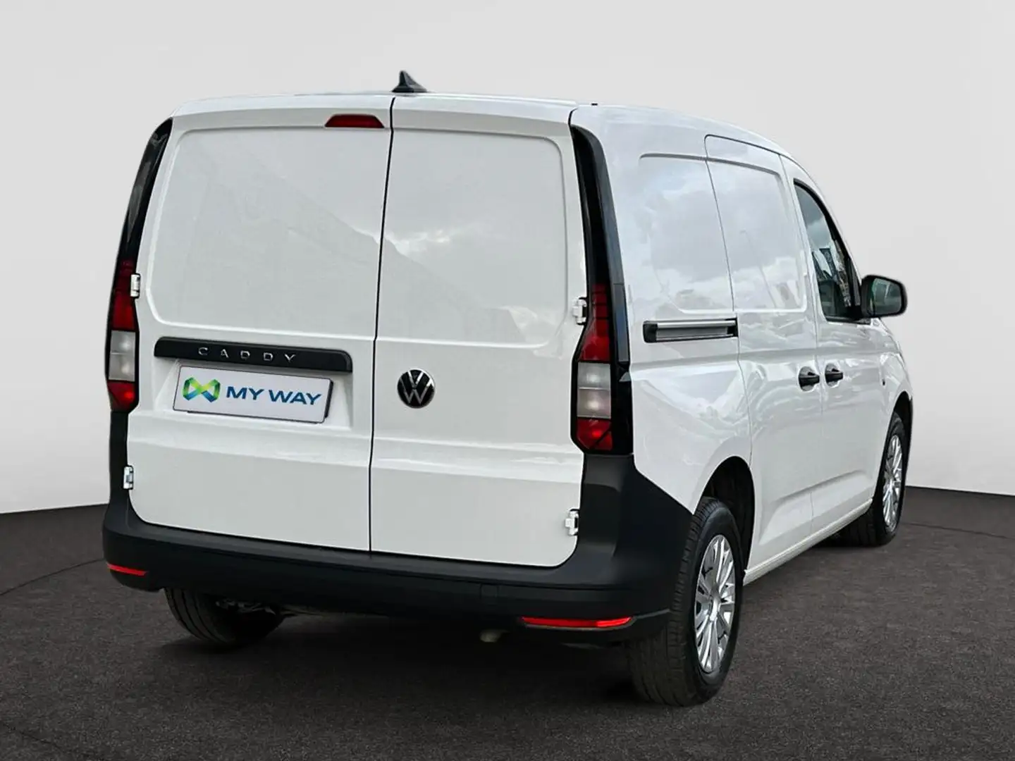 Volkswagen Caddy SWB*WEINIG KM*AIRCO*NIEUW MODEL*TOPWAY.BE Blanc - 2