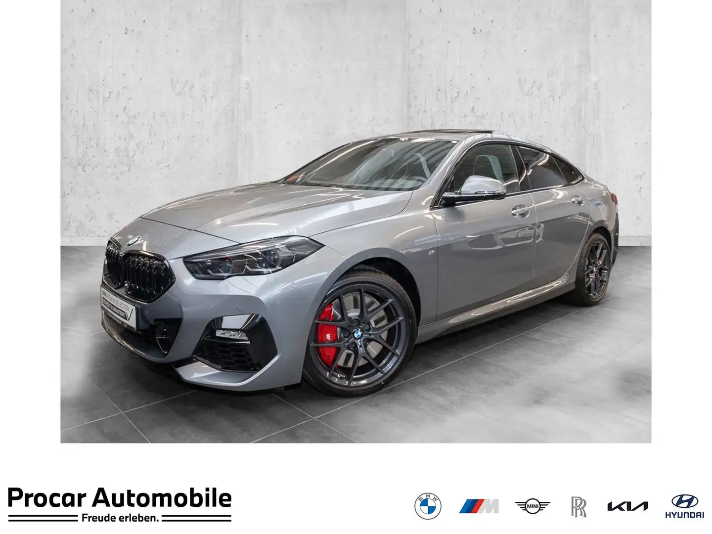 BMW 220 i Gran Coupé Sportpaket Head-Up HiFi DAB LED Gris - 1
