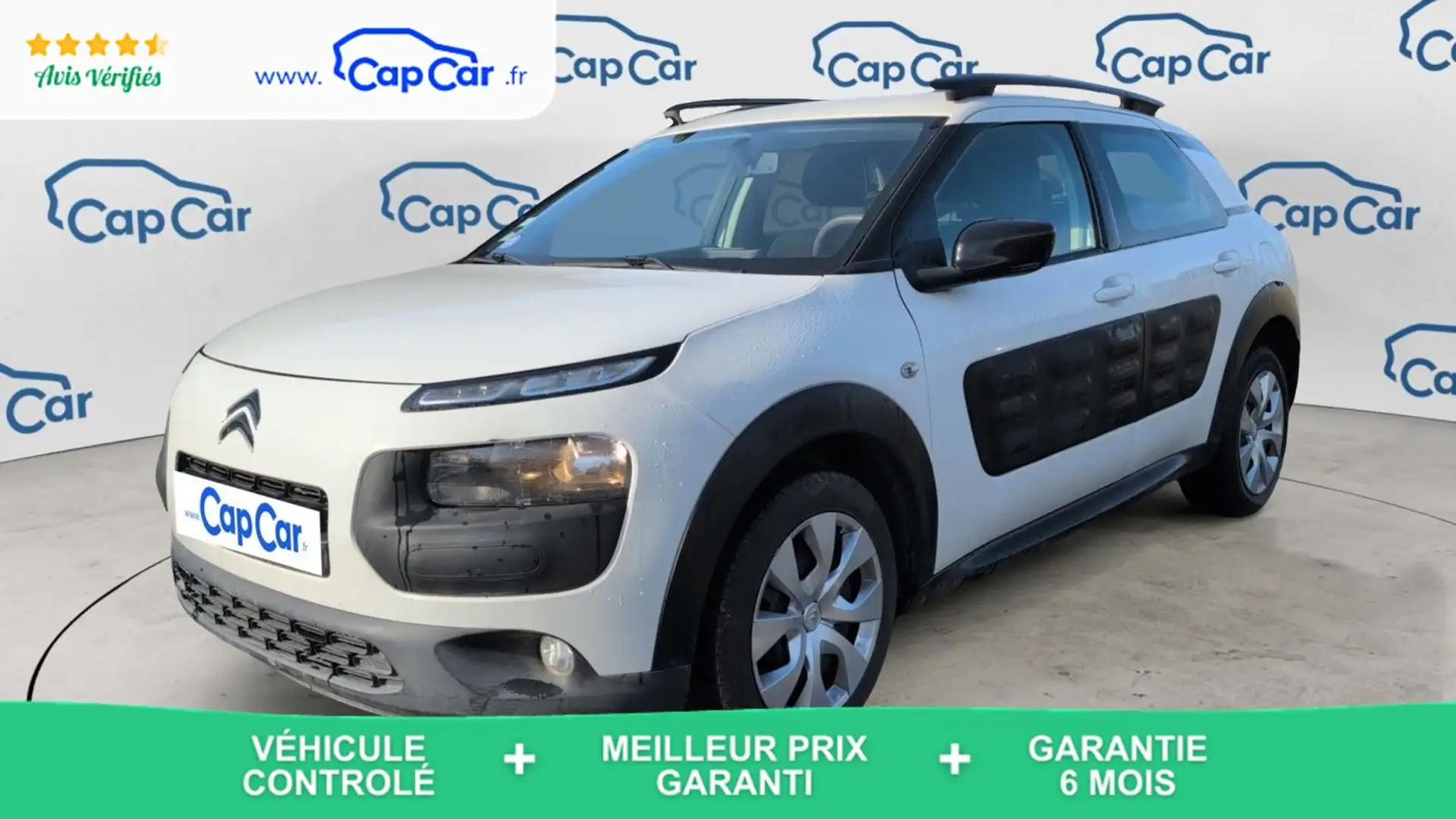 Citroen C4 Cactus 1.2 VTi 82 Shine Blanc - 1