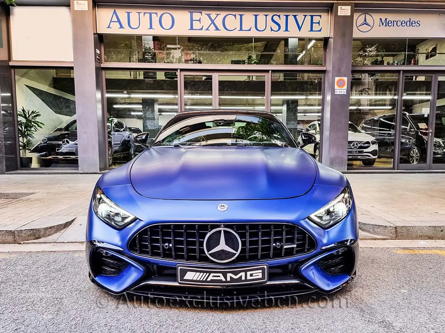 Mercedes-Benz SLC 43 AMG Aut. Niebieski - 2
