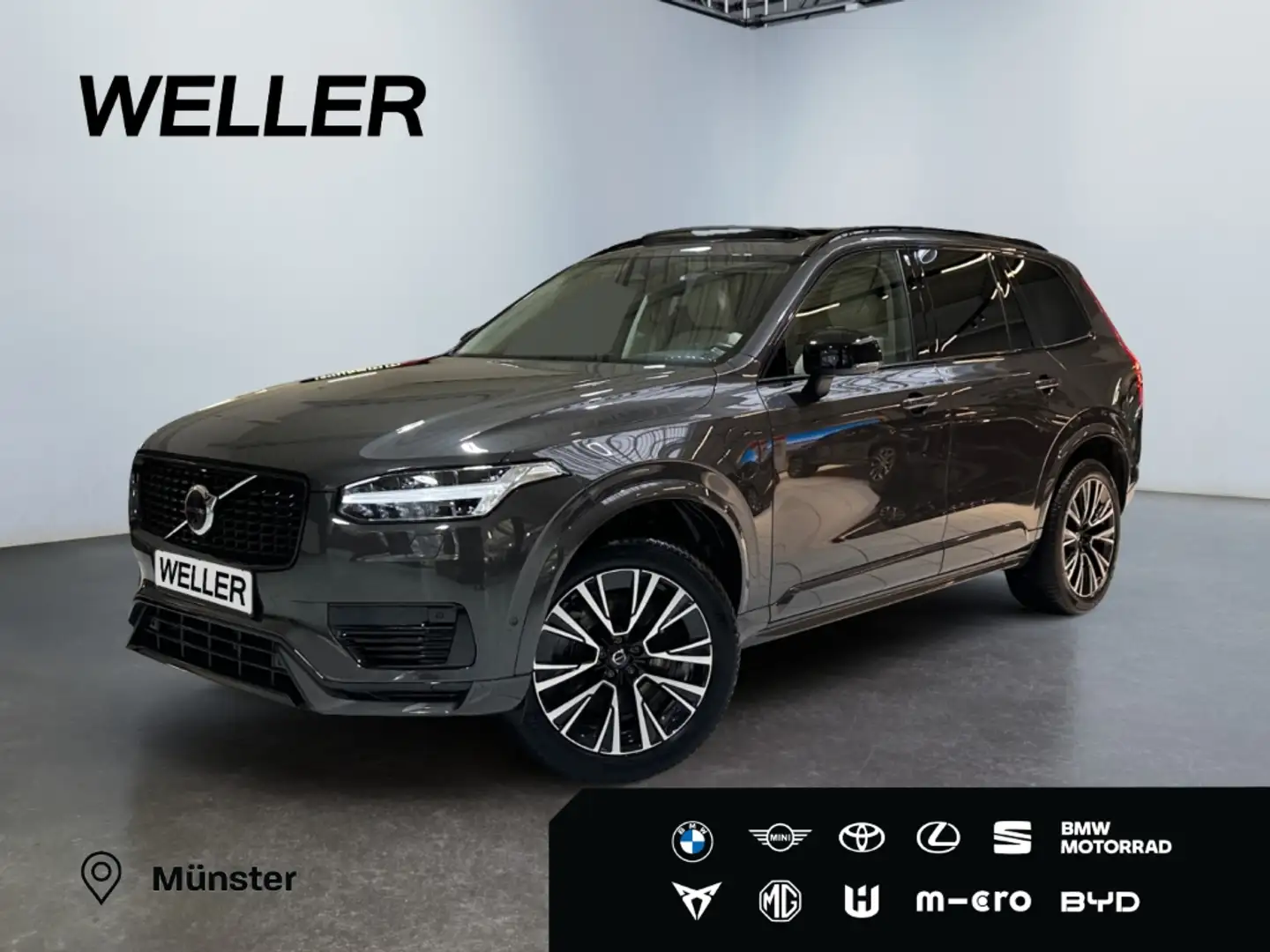 Volvo XC90 T8 AWD Recharge Plus Dark *7-Si*Pano*AHK*360* Grau - 1