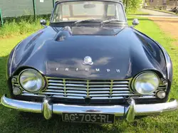 Tôle anti-projection gauche - Triumph TR4, TR6 Tôle anti-projection gauche - Triumph TR4, TR6