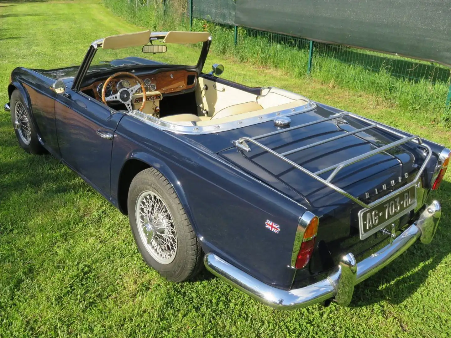 Triumph TR4 Bleu - 1