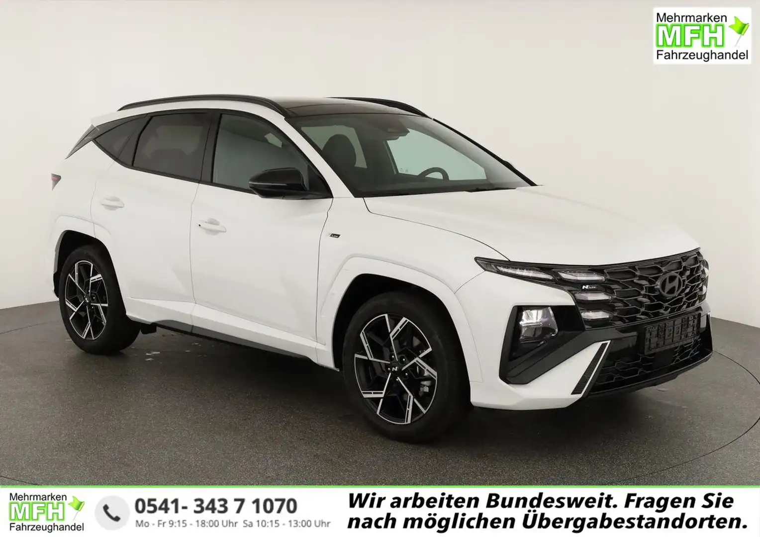 Hyundai TUCSON N Line Mild-Hybrid 2WD 1.6 T-GDI DCT N-LINE, Fa... Weiß - 1