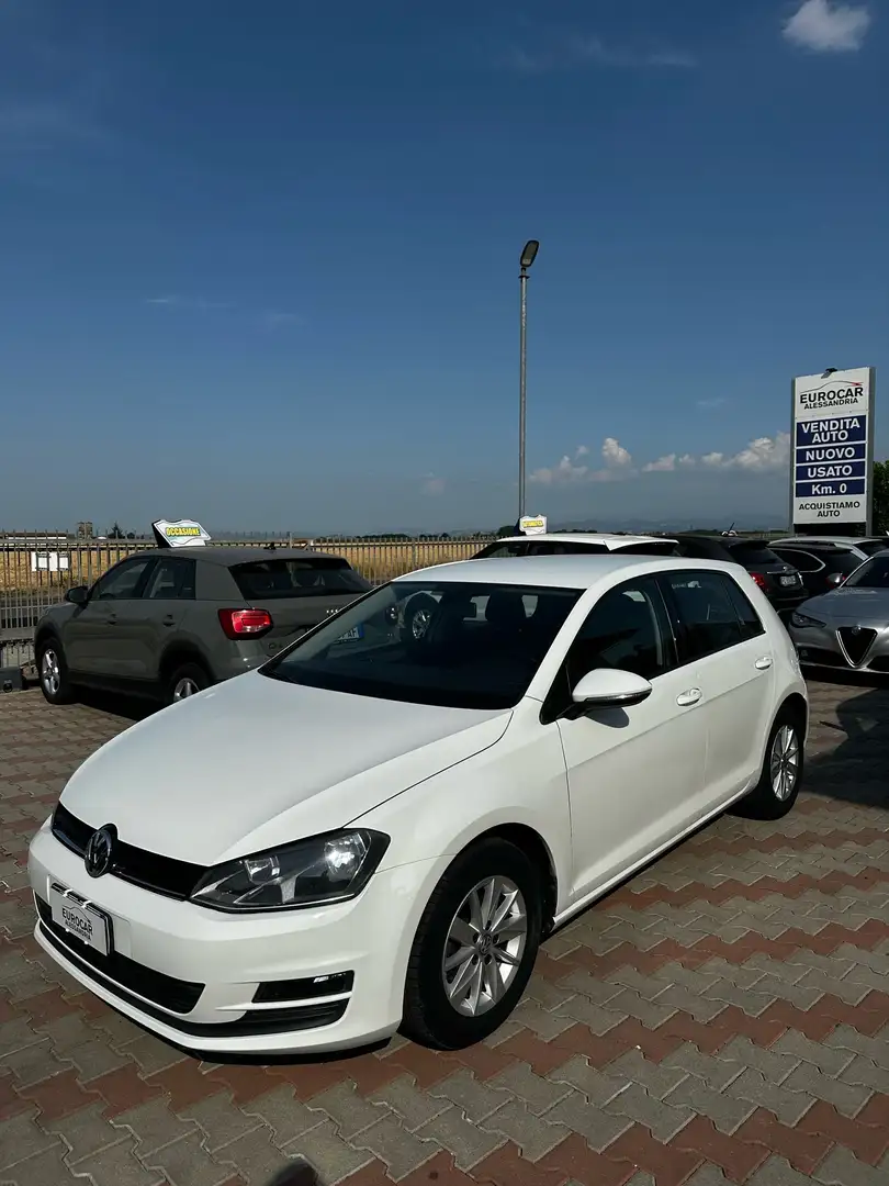 Volkswagen Golf 5p 1.6 tdi Comfortline Business Blanc - 1
