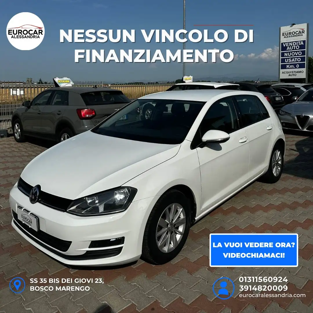 Volkswagen Golf 5p 1.6 tdi Comfortline Business Bianco - 1