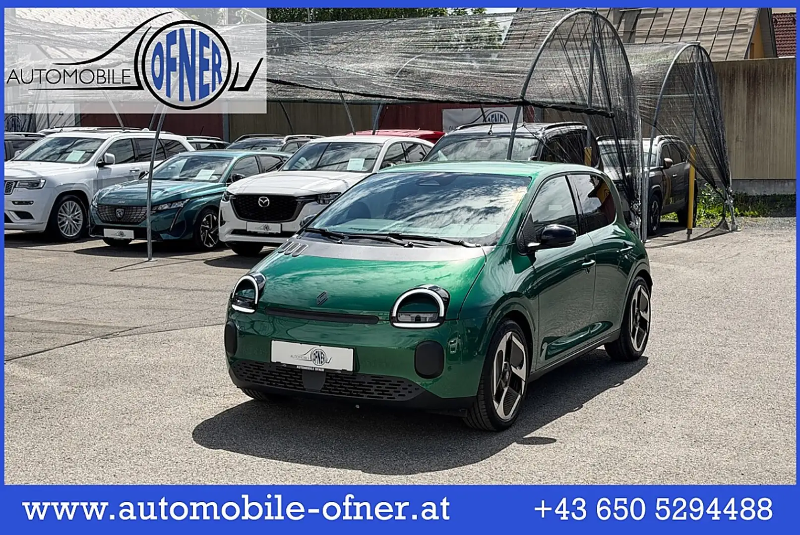 Renault Twingo 80 Urban Range 27,5kWh Techno 18" LED PDC Kamer... Grün - 1