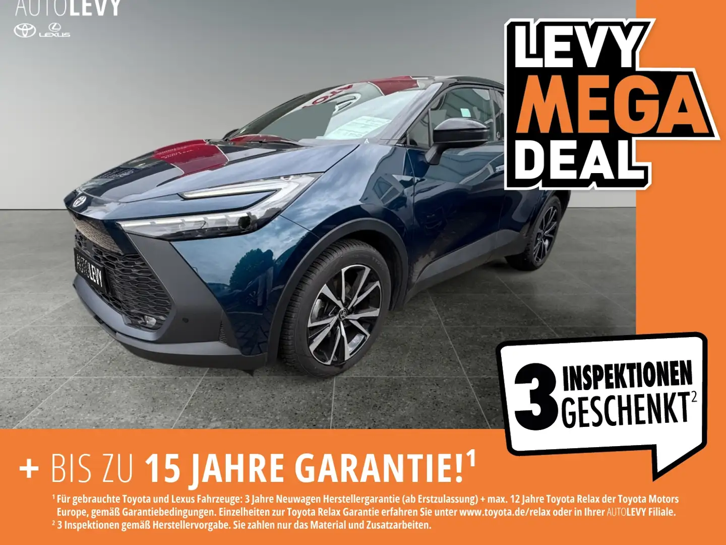 Toyota C-HR 1.8 FWD Team Deutschland ACC FLA SpurH LED Blau - 1