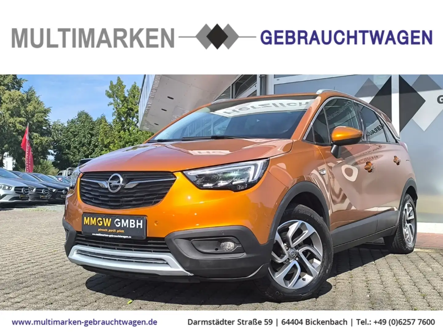 Opel Crossland INNOVATION 1.2 Turbo Pano/Navi/LED/CarPlay Orange - 1