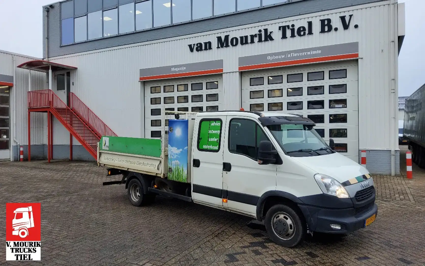 Iveco Daily 35C13 DUBBELE CABINE - DUBBELLUCHT - KIPPER - EURO Blanc - 1