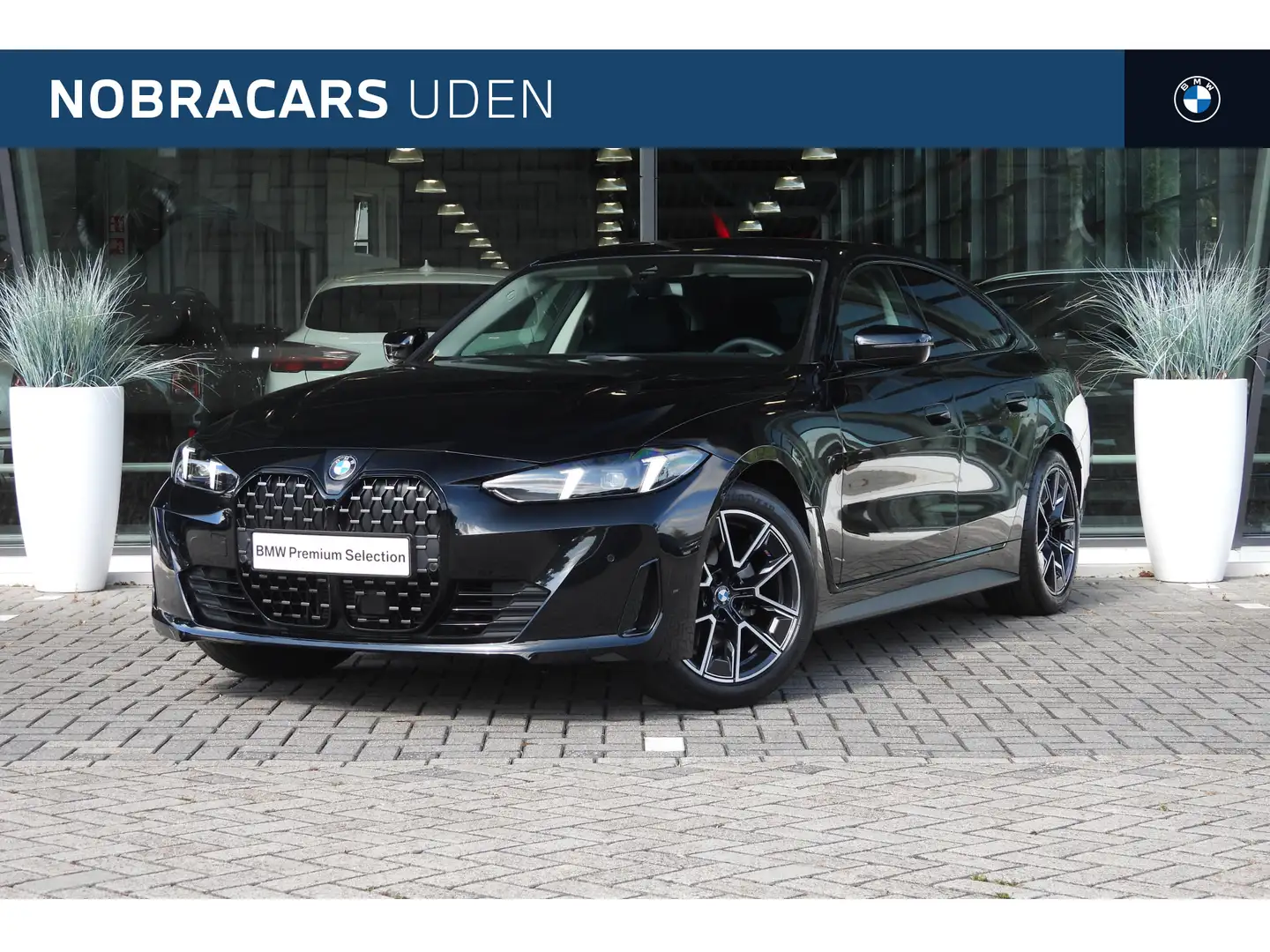 BMW 420 4 Serie Gran Coupé 420i High Executive M Sport Aut Zwart - 1