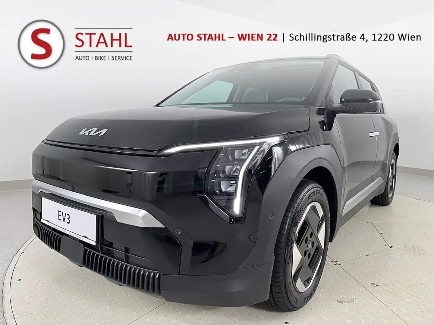 Kia EV3 /EARTH PLUS/81,4KWH/AT/FWD/204/MY26|Auto Stahl W22 Schwarz - 1