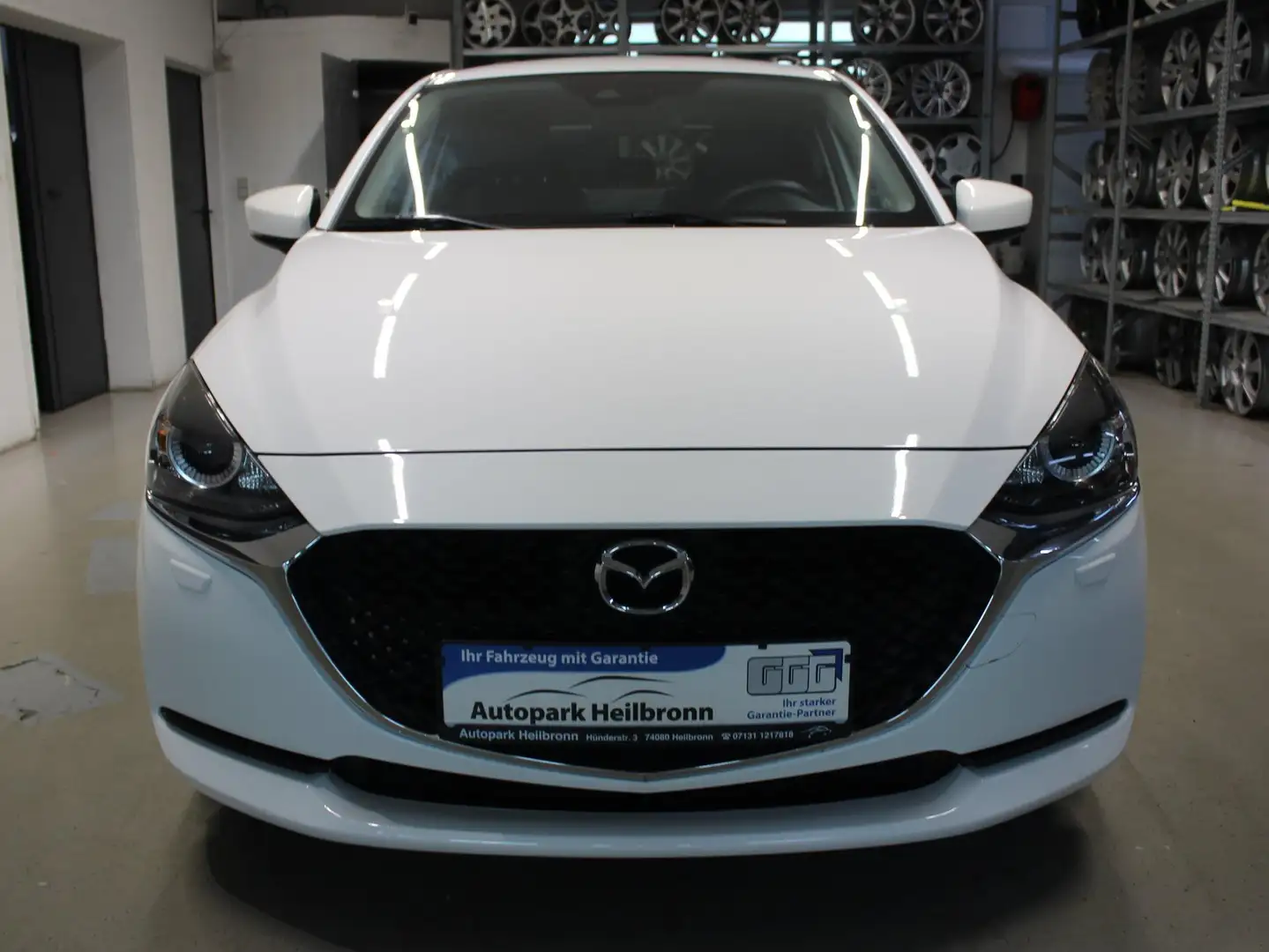 Mazda 2 Exclusive-Line*Automatik*Navi*PDC*Trmpomat Weiß - 2