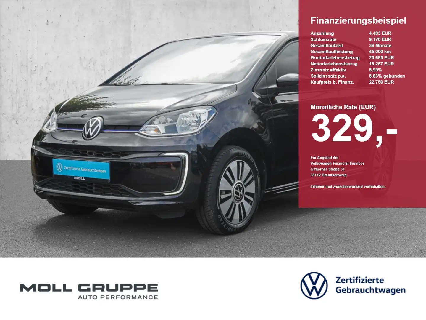 Volkswagen e-up! Edition KAMERA AMBIENTE SHZ PDC Schwarz - 1