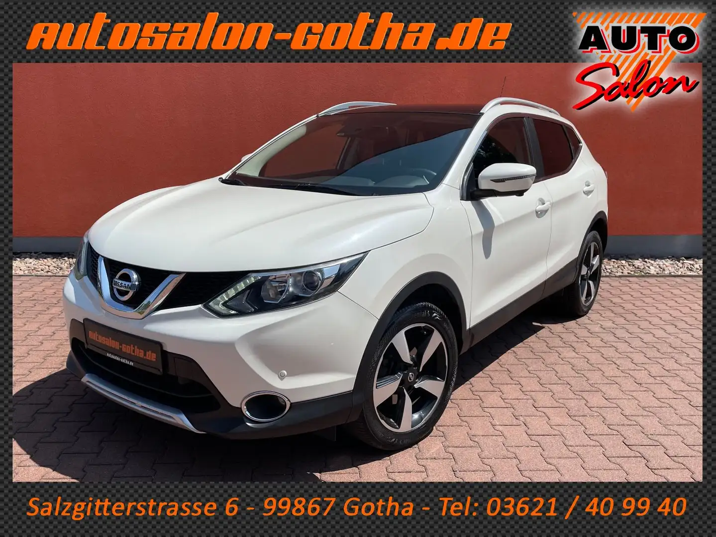 Nissan Qashqai dCi Automatik N-Connecta NAVI+CAM PANO Weiß - 1