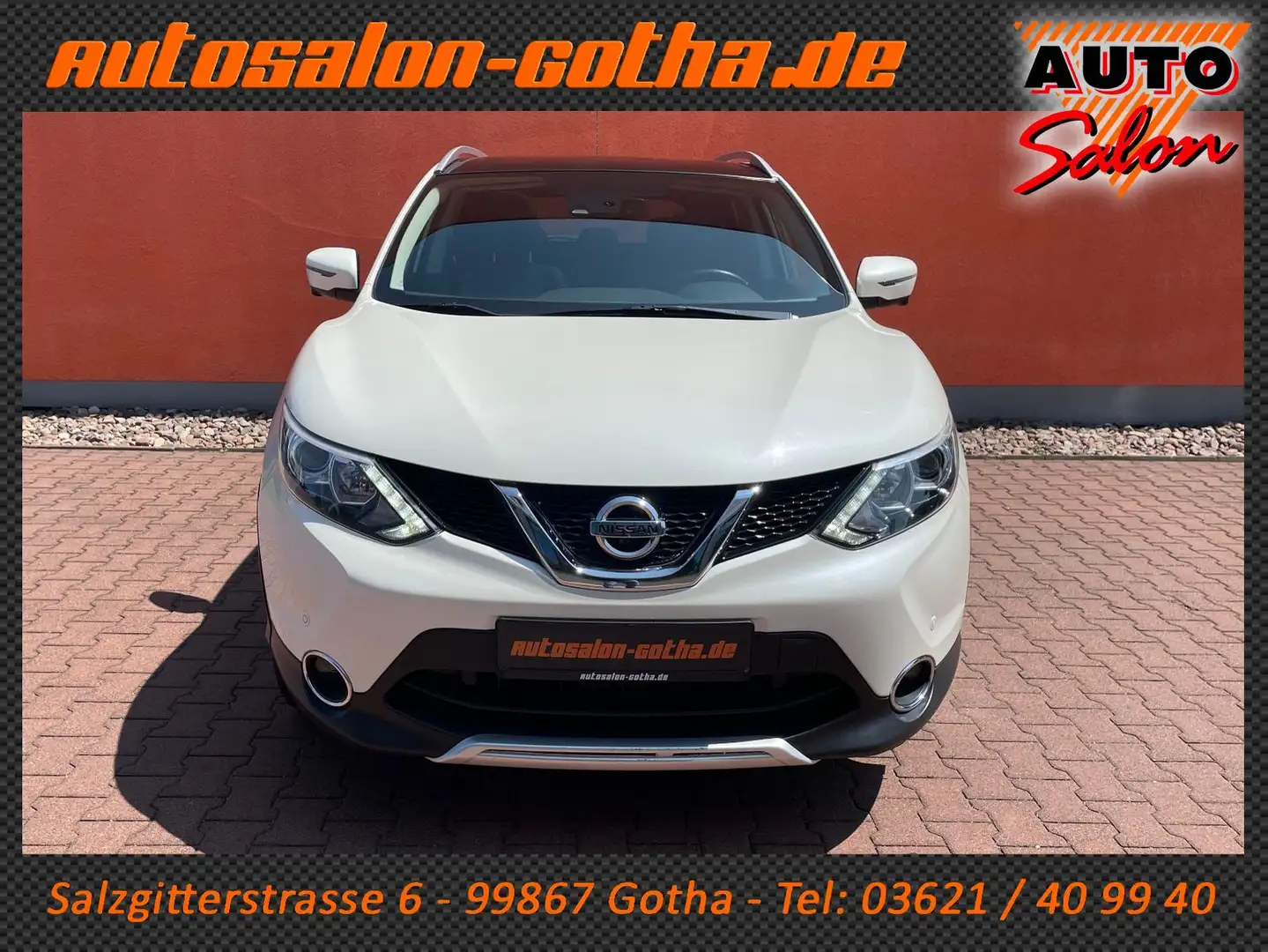 Nissan Qashqai dCi Automatik N-Connecta NAVI+CAM PANO Weiß - 2