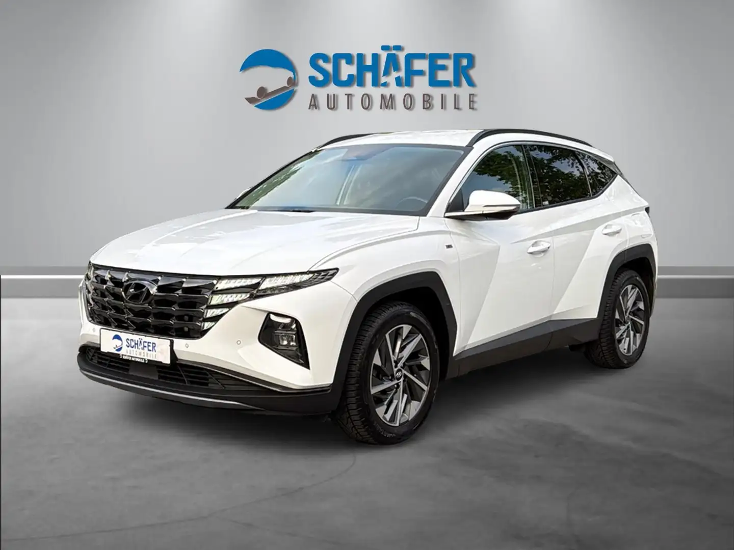 Hyundai TUCSON 1.6 Trend #AUT #ASSIST #KRELL #AHK #KAM Blanc - 1