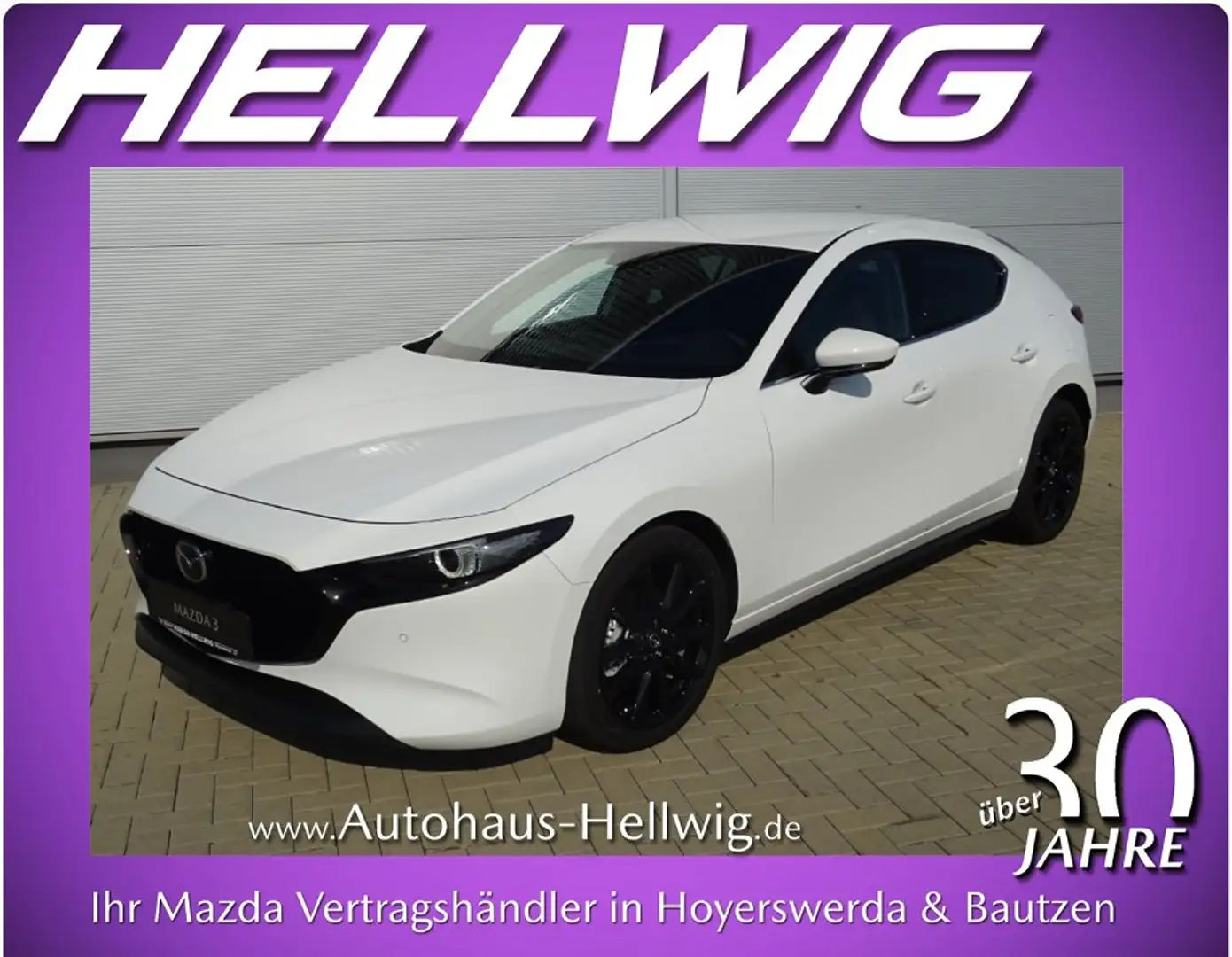 Mazda 3 2.0l Skyactiv-X Homura Automatik Navi Kamera 2024 Blanc - 1