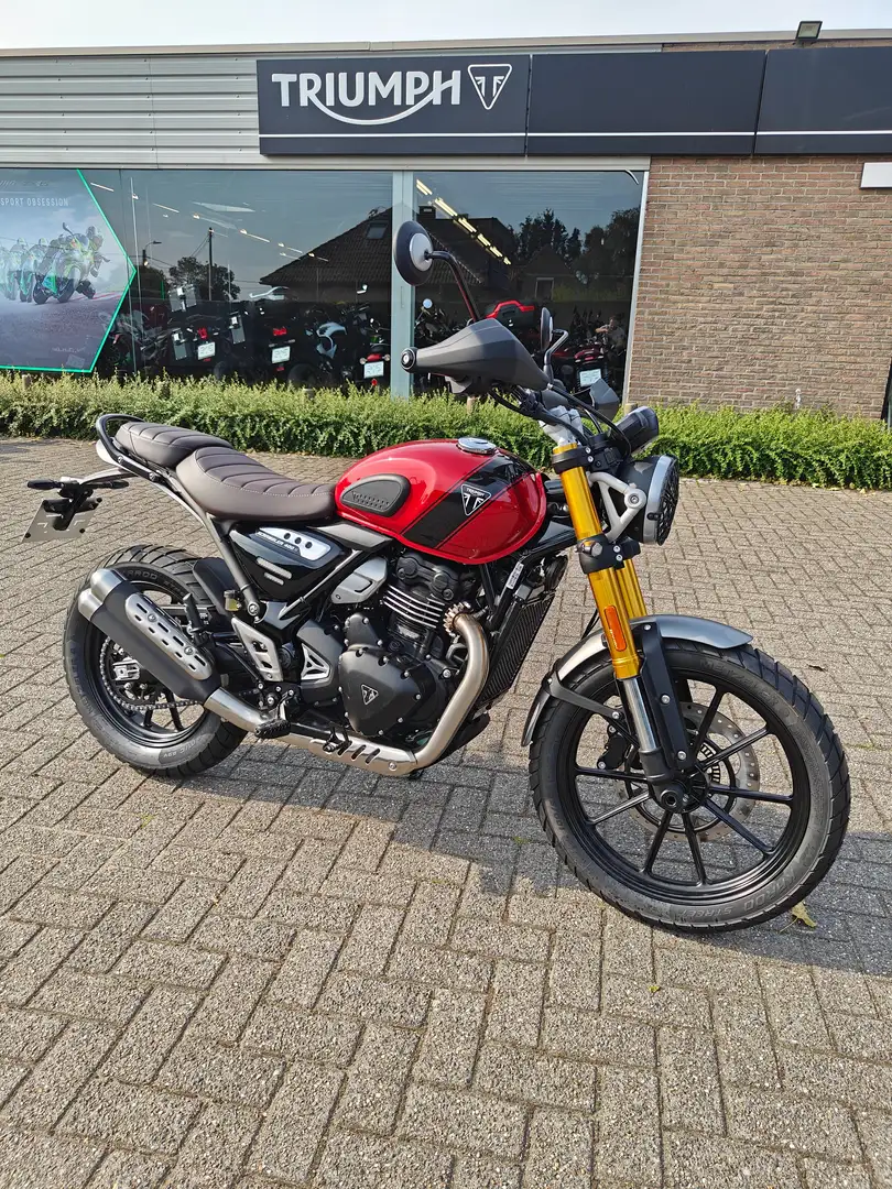 Triumph Scrambler 400 X Rood - 2