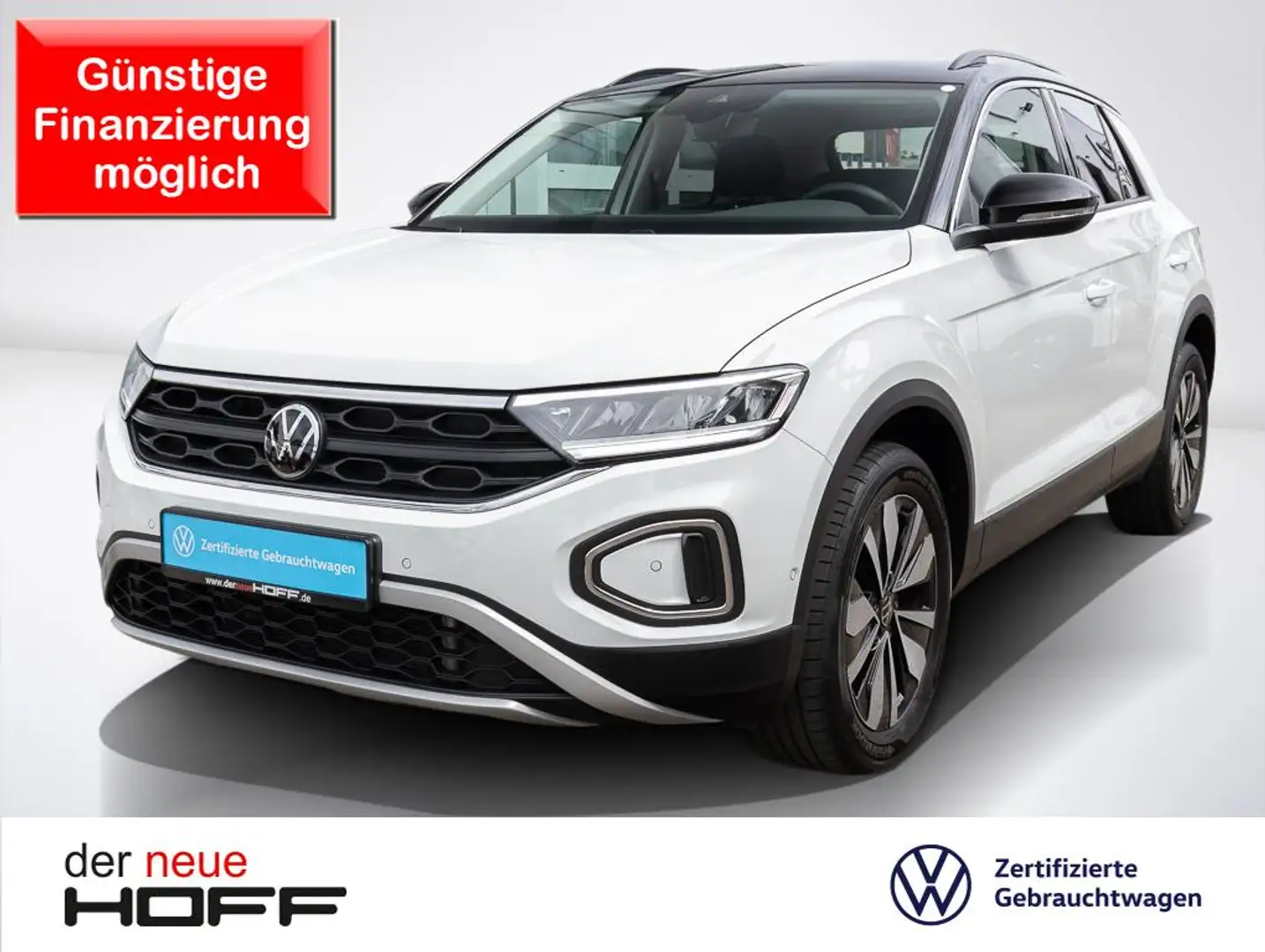 Volkswagen T-Roc 1.5 TSI DSG Move AHK KAMERA NAVI Weiß - 1