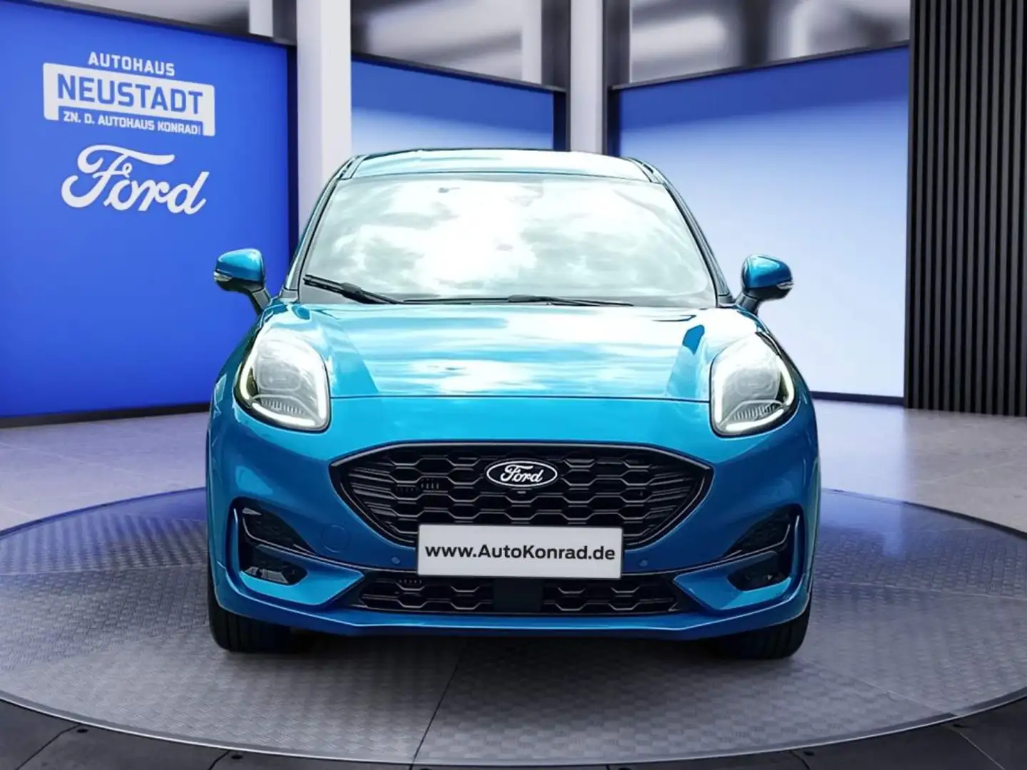 Ford Puma 1.0 .0 MHEV ST-LINE *WinterPk*KomfortPk*360Kamera* Blauw - 2