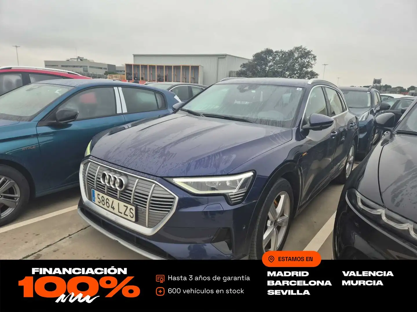 Audi e-tron 55 quattro Advanced Blauw - 1